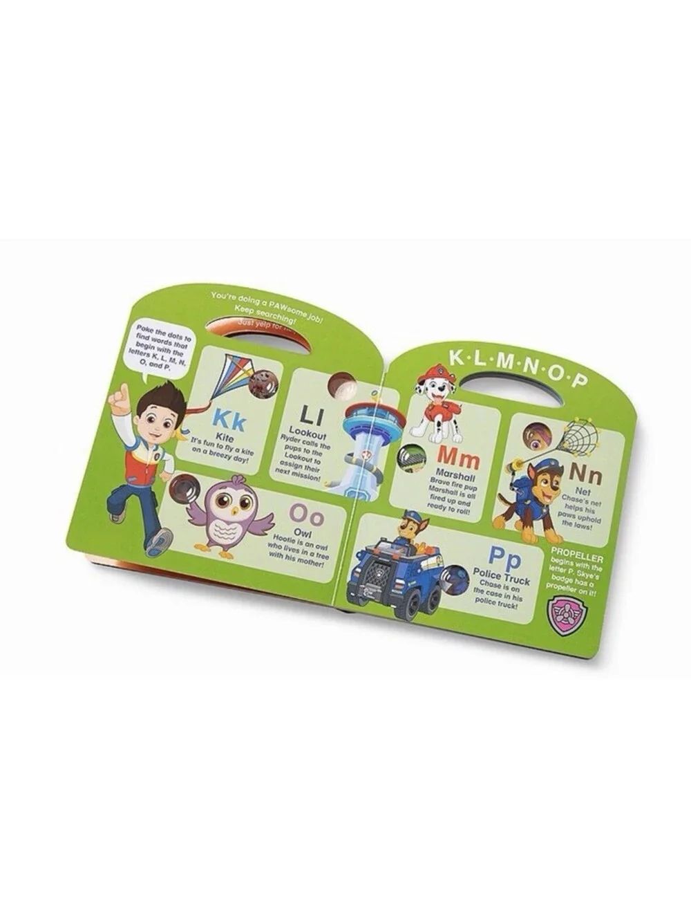 Nickelodeon PAW Patrol Poke-a-Dot Alphabet Adventure Interactive Board Book